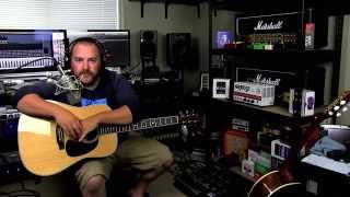Video thumbnail for Warm Audio WA12 500 (Martin D35 Acoustic) by Cryptic Mask Guitar