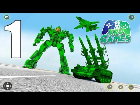 US Army Tank Transform Robot Battle War Shooting Gameplay Walkthrough #1 (Android, IOS)