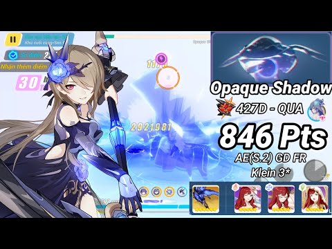 Redlotus D427: Opaque Shadow (QUA) 846 Pts - AE(S2) GD FR Klein 3* - Honkai Impact 3