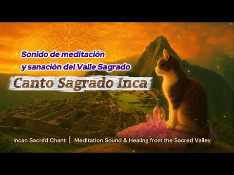Canto Sagrado Inca🌄 Sonido de meditación ✨ y sanación del Valle Sagrado  (🌕Incan Sacred Chant)