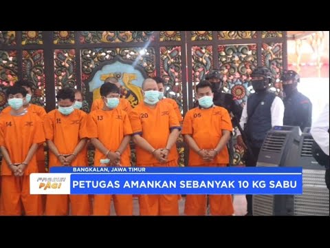 BNNP JAWA TIMUR GAGALKAN PENYELUNDUPAN 10 KG SABU
