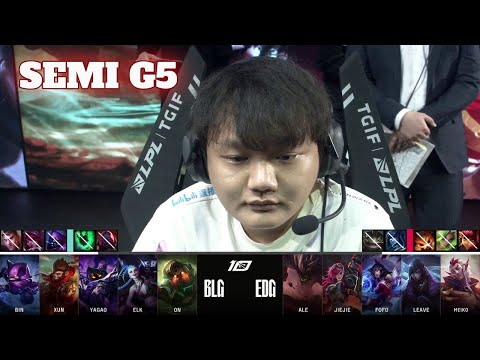 EDG vs BLG - Game 5 | Semi Final LPL Spring 2023 Playoffs | Edward Gaming vs Bilibili Gaming G5