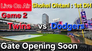 【ライブ配信】対ミネソタ・ツインズ〜シリーズ2戦目〜大谷翔平選手は1番指名打者で出場⚾️まもなくゲートオープン⚾️Shinsuke Handyman がライブ配信中！