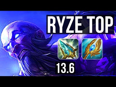 RYZE vs MAOKAI (TOP) | 2/0/4, 800+ games | KR Master | 13.6