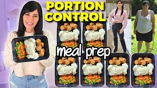 I Lost So Much Fat Eating This EXACT Portion Control Meal Prep