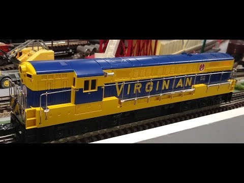 BV TRAINS - Demo of New Virginian FM "Trainmaster"
