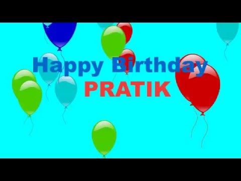Pratik Happy Birthday