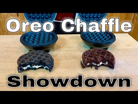 Best Keto Oreo Chaffle? Testing 2 Low Carb Recipes (Black Cocoa vs Regular)
