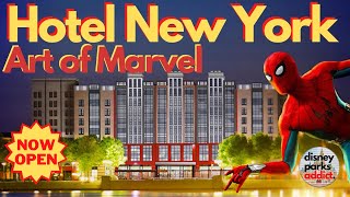 Download lagu New! Hotel New York - Art of Marvel GUIDE - Disneyland Paris Hotel Overview - Now Open mp3