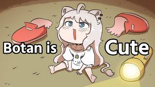 【Hololive】Botan turned into a baby after stepping on a trap【Shishiro Botan/Watame/Clip/Comic】