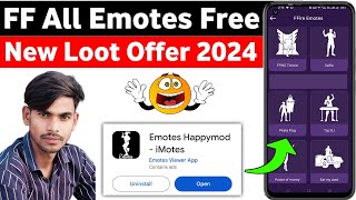 all emote and free happymod dance skin tool || Free Fire Me Emote Kaise Le || Free Fire Emote App