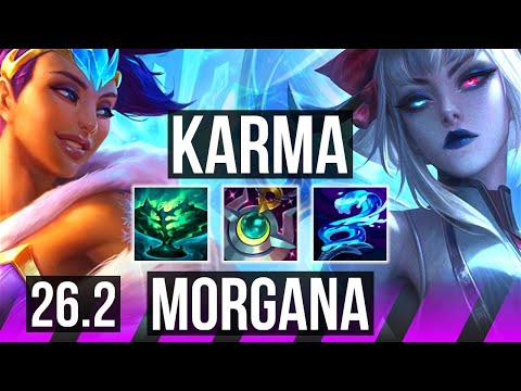 KARMA & Ziggs vs MORGANA & Jinx (SUP) | EUW Master | 26.2
