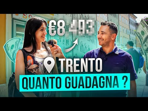 Quanto GUADAGNANO GLI ITALIANI nel 2024 ? (Trento)