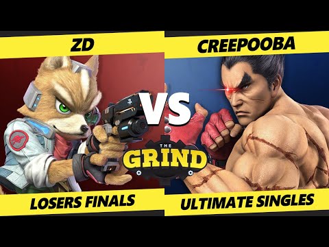 The Grind 169 Losers Finals - Creepooba (Ridley, Kazuya) Vs. ZD (Fox) Smash Ultimate - SSBU