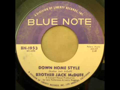 Brother Jack McDuff   Down Home Style   Blue Note BN 1953