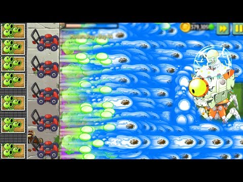 Plants vs Zombies 2 Mod: TEAM PLANTS POWER-UP! vs ALL ZOMBOSS FIGHT!