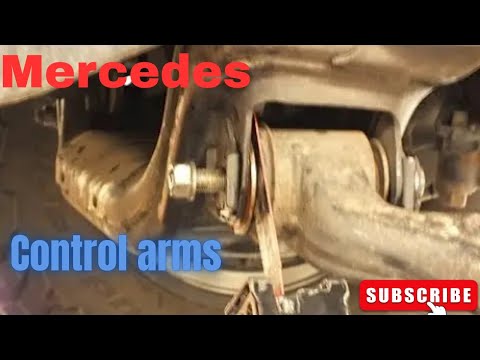 how to change lower control arms on a car 🚗| mercedes Benz lower control arms replacement