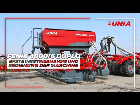 UNIA FENIX 4000/6 DUPLO – erste Inbetriebnahme und Bedienung der Maschine [DE]