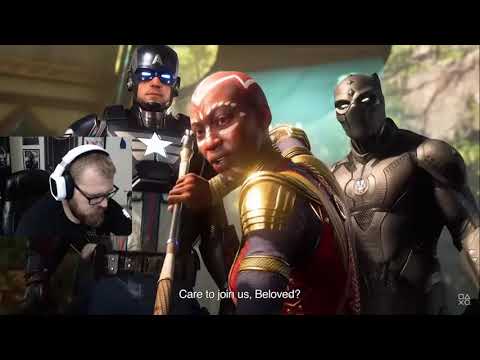 Black Panther Hype is Off the Charts - Marvel's Avengers War for Wakanda Story Trailer Reaction