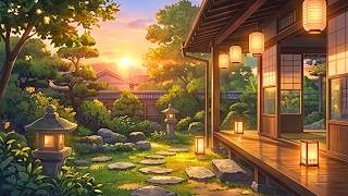 Sunny Summer Morning☕ Japanese Lofi Music, Garden Cafe Ambience & Fresh Coffee ☀️ Lofi Morning Vibes