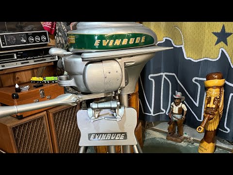 Original Stand Restoration 1945-46 5.4 HP Evinrude Zephyr Vintage Outboard