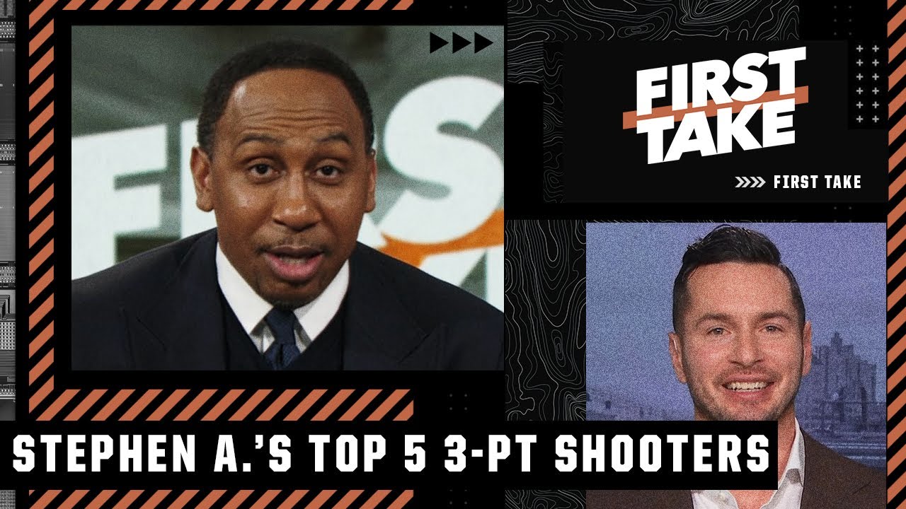 JJ Redick reacts to Stephen’s A-List of the Top 5️⃣ 3-point shooters in NBA history | First Take