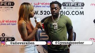 Young Scooter backstage at The Private I in Augusta GA