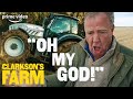 Jeremy Clarkson S Giant Tractor Causing Chaos For 7 Minutes Clarkson S Farm The Grand Tour
