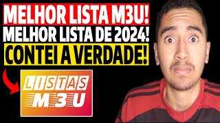 MELHOR LISTA M3U IPTV? MELHOR LISTA M3U 2024? LISTAS M3U GRÁTIS? LISTAS M3U GRÁTIS 2024? LISTA M3U?