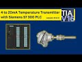 How To Connect Temperature Transmitter With Analog Input 4 20ma Read And Scaling In The TIA Portal