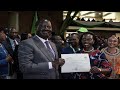 Former Kenyan PM Raila Odinga cleared to run for presidency