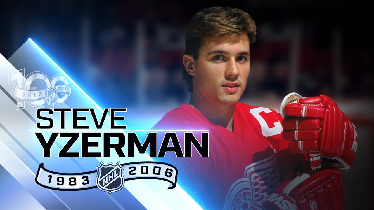 Steve Yzerman was Detroit's captain for 19 seasons