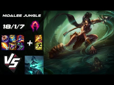 JUNGLE Nidalee vs Hecarim - EU Challenger Patch 25.24