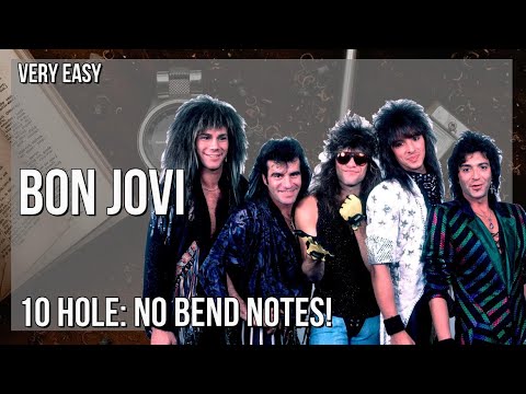 How to play Bon Jovi by It's My Life on Diatonic Harmonica 10 Holes (Tutorial)