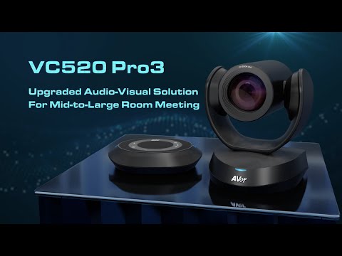 AVer VC520 Pro3 Intro Video | Professional Camera and Speakerphone for Mid-to-large Meeting Rooms