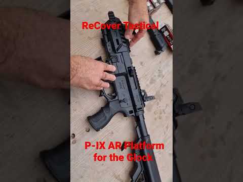 P-IX AR Platform for the Glock is compatible with the Glock Gen 1 and 2 Glocks #recovertactical