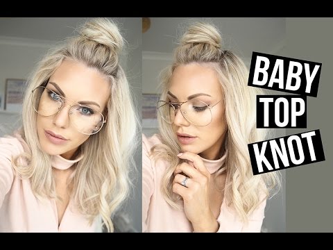 HALF TOP KNOT TUTORIAL || QUICK AND EASY