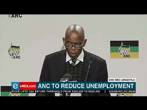 ANC promises to reduce unemployment