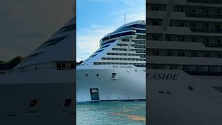 MSC Seaside Sets Sail from Port of Miami 🛳️ #vacation #dream #cruise #travel