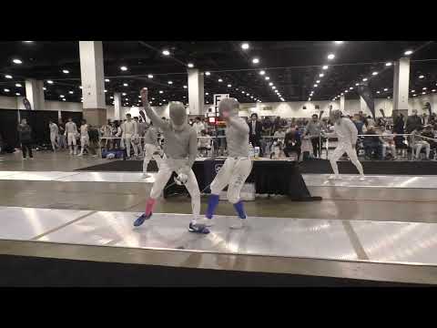 Junior Olympics 2023 JMS - L256 - Ryan Katz v Shaun Kim