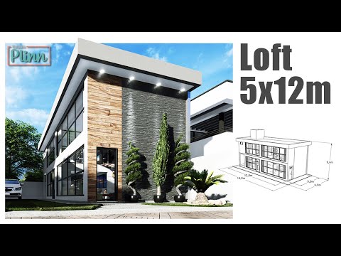 LOFT DE 5X12 METROS, [ LOFT PEQUENO ]