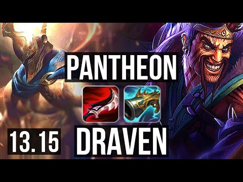 PANTH & Nami vs DRAVEN & Rakan (ADC) | 8/0/5, Rank 6 Panth, Legendary | EUW Challenger | 13.15