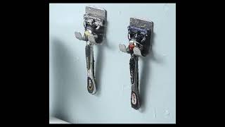 Samolepicí držák na holítko – nerez (1 ks)