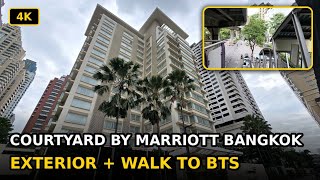 Courtyard by Marriott Bangkok - Exterior + Walk to Ratchadamri BTS | Thailand (4