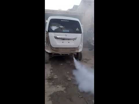 smoke from exhaust pipe