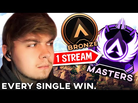 How I Went From Bronze 4 to Masters in 100 Solo Games (Apex Legends)