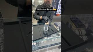 How much do you think this INSANE tennis chain costs??🤔🤔 #jewelryunlimited #wafi #shortsfeed