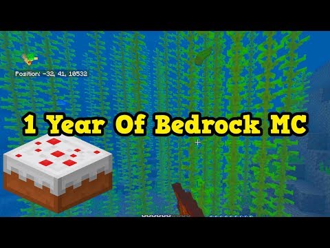 "Minecraft Bedrock" is 1 YEAR Old Today - Is It Any Better? Video