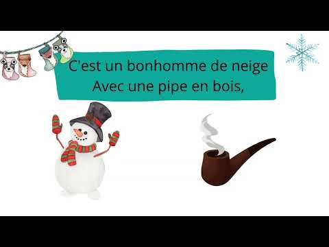 Chanson pour les enfants l'hiver ☃️  || Noël 🎄 || Paroles et illustrations