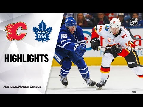 NHL Highlights | Flames @ Maple Leafs 1/16/20